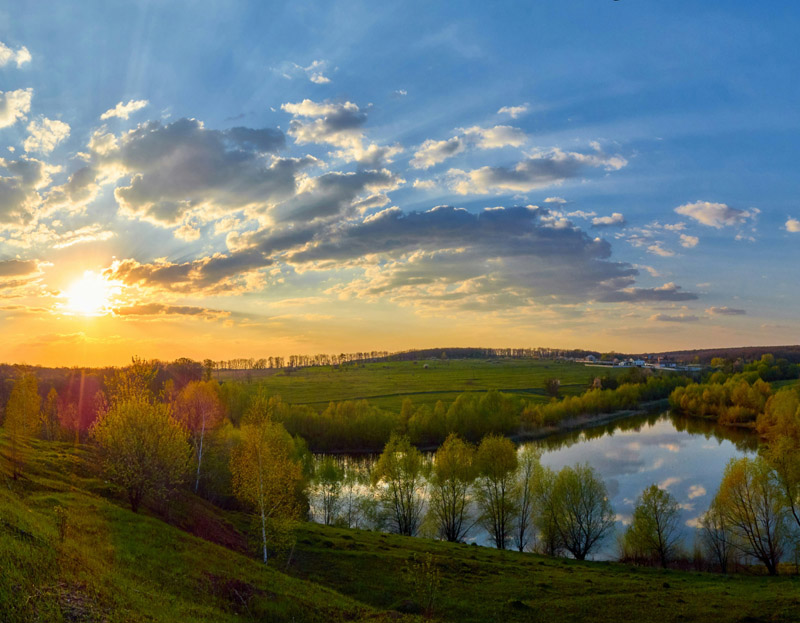 evening lake